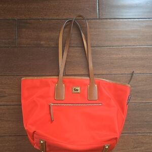 RED Dooney And Burke Tote Bag